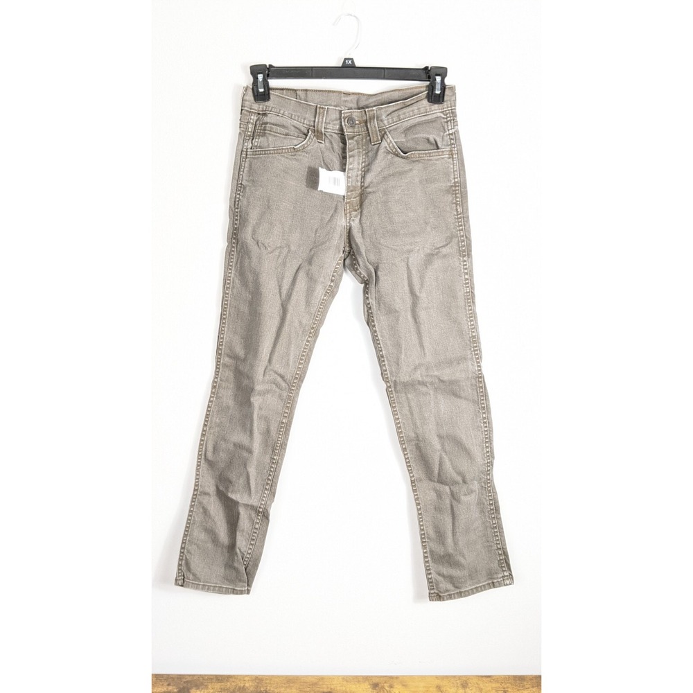 Levi's 511 Slim Stretch Denim Pants –‎ Green/Brown Casual Modern Fit 31×30